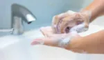 Handwashing with soap